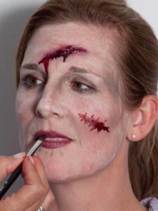 Monster für Halloween schminken - Mund 1 Monster für Halloween schminken - Mund 1