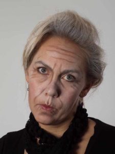 Als -alte Frau- für Karneval oder Mottoparty schminken - Nachher Als -alte Frau- für Karneval oder Mottoparty schminken - Nachher