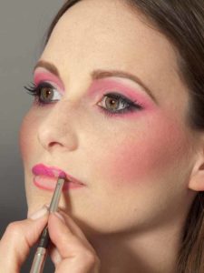 35 Pink Lady Make up Look - Lippen auch in Pink 2 Pink Lady Make up Look – Lippen auch in Pink 2