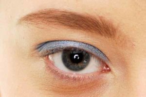 Blaues Smokey Eyes - Lidschatten