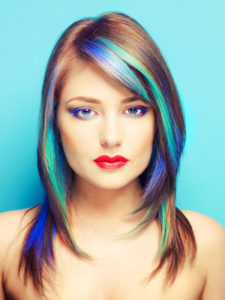 Haarfarben 2014 - Farbige Akzente setzen