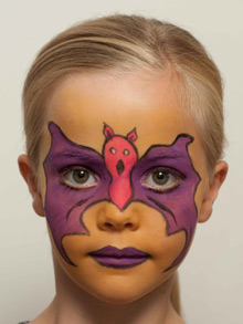 Halloween Make up - Fledermaus Halloween Make up - Fledermaus