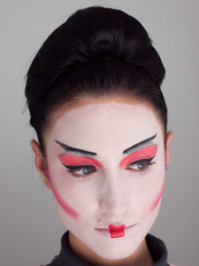 Halloween Make up - Geisha Halloween Make up - Geisha