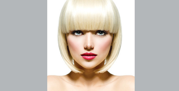 Kurzhaarfrisur Bob Blond