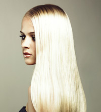 Blondes Haar