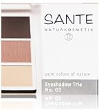 Sante Naturkosmetik Eyeshadow Trio Nr.03 rose wood